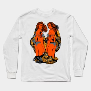 Orangrey Gemini Beauty Long Sleeve T-Shirt